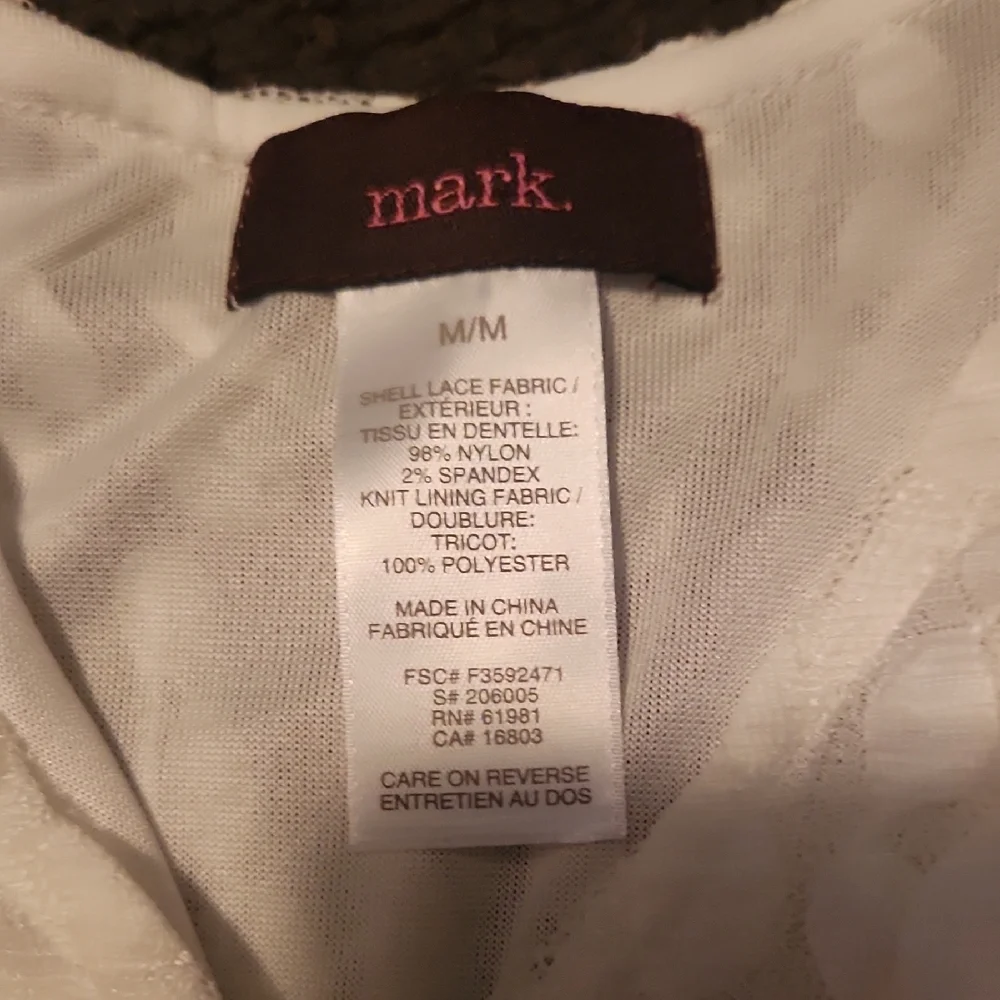 mark. Sleeveless White Textured Midi Dress - Picture 2 of 2